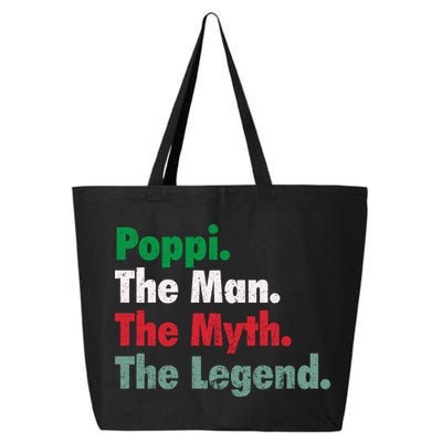 Italian Poppi Man Myth Legend Father Dad Uncle 25L Jumbo Tote