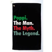 Italian Poppi Man Myth Legend Father Dad Uncle Golf Towel