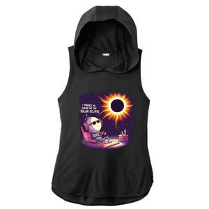 I Paused My Game For This Solar Eclips Design Gift Ladies PosiCharge Tri-Blend Wicking Draft Hoodie Tank