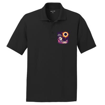 I Paused My Game For This Solar Eclips Design Gift PosiCharge RacerMesh Polo