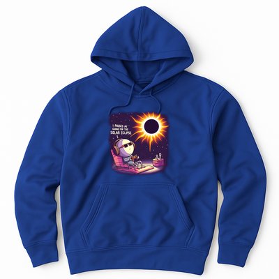I Paused My Game For This Solar Eclips Design Gift Hoodie