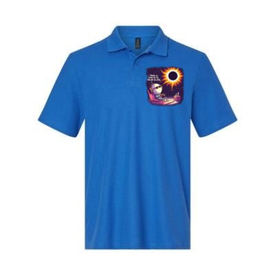 I Paused My Game For This Solar Eclips Design Gift Softstyle Adult Sport Polo