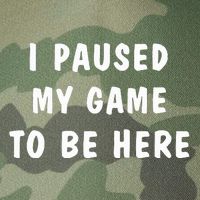 I Paused My Game to Be Here  Legacy Tie Dye Trucker Hat