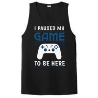 I Paused My Game To Be Here Funny Gamer Video Game PosiCharge Competitor Tank