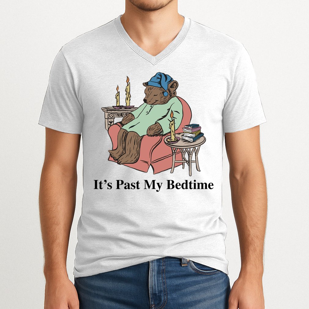 ItS Past My Bedtime V-Neck T-Shirt
