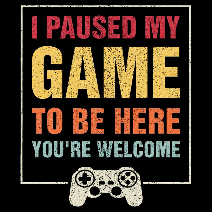 I Paused My Game To Be Here YouRe Welcome Video Gamer Gifts Cooling Performance Crew T-Shirt