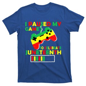 I Paused My Game To Celebrate Junenth Black Gamers Cute Gift T-Shirt