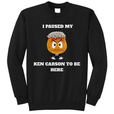 I Paused My Ken Carson To Be Here Agc A Great Chaos Vamp Sweatshirt