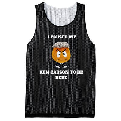 I Paused My Ken Carson To Be Here Agc A Great Chaos Vamp Mesh Reversible Basketball Jersey Tank