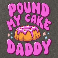Inappropriate Pound My Cake Daddy Embarrassing Adult Humor  Cotton Canvas Backpack