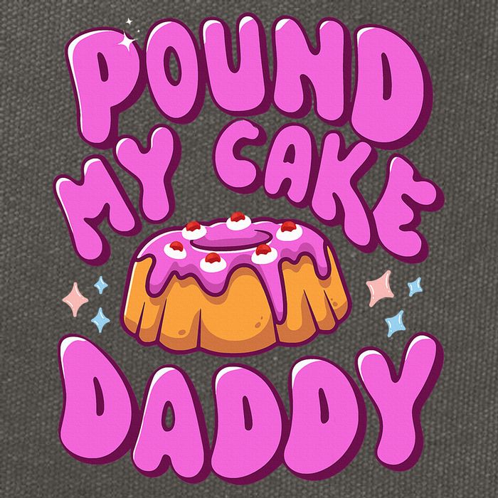 Inappropriate Pound My Cake Daddy Embarrassing Adult Humor  Cotton Canvas Backpack