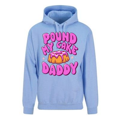 Inappropriate Pound My Cake Daddy Embarrassing Adult Humor  Unisex Surf Hoodie