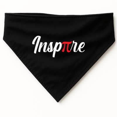 Inspire Pi Math Teacher Funny Pi Day 3 14 National Pi Day Meaningful Gift USA-Made Doggie Bandana