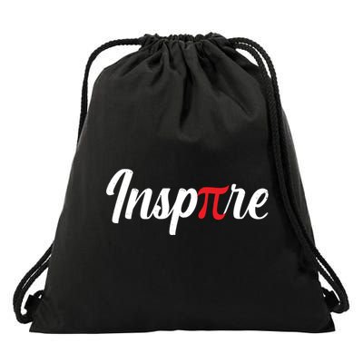 Inspire Pi Math Teacher Funny Pi Day 3 14 National Pi Day Meaningful Gift Drawstring Bag