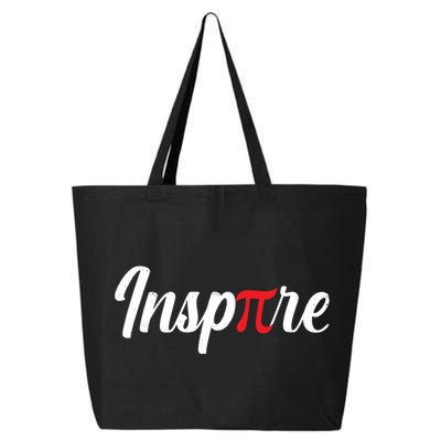 Inspire Pi Math Teacher Funny Pi Day 3 14 National Pi Day Meaningful Gift 25L Jumbo Tote