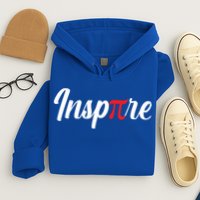 Inspire Pi Math Teacher Funny Pi Day 3 14 National Pi Day Meaningful Gift Hoodie