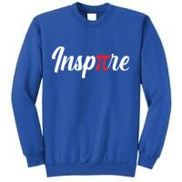Inspire Pi Math Teacher Funny Pi Day 3 14 National Pi Day Meaningful Gift Sweatshirt