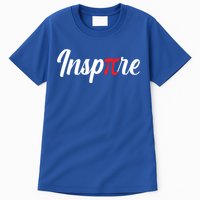 Inspire Pi Math Teacher Funny Pi Day 3 14 National Pi Day Meaningful Gift Tall T-Shirt