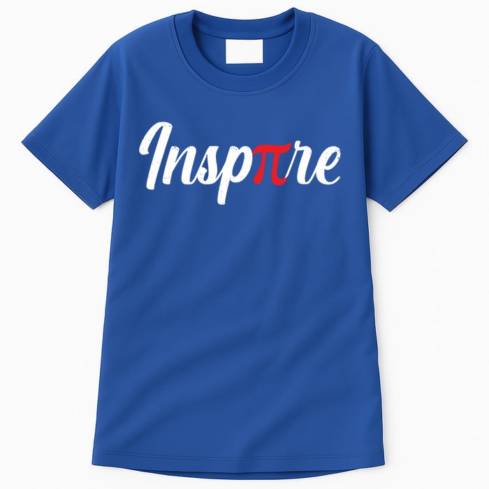 Inspire Pi Math Teacher Funny Pi Day 3 14 National Pi Day Meaningful Gift Tall T-Shirt