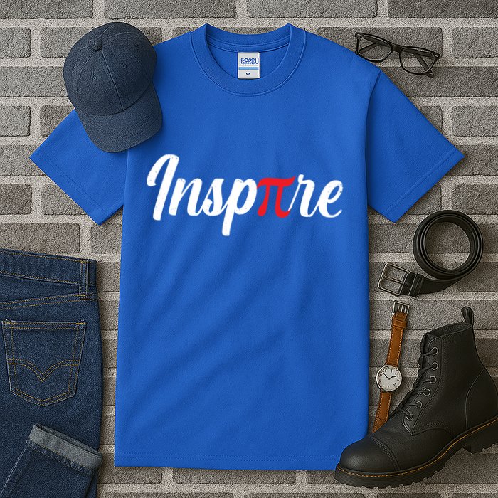 Inspire Pi Math Teacher Funny Pi Day 3 14 National Pi Day Meaningful Gift Tall T-Shirt