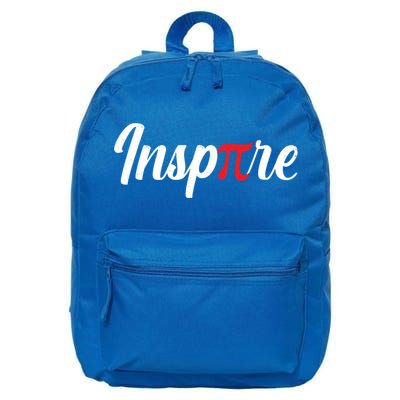 Inspire Pi Math Teacher Funny Pi Day 3 14 National Pi Day Meaningful Gift 16 in Basic Backpack