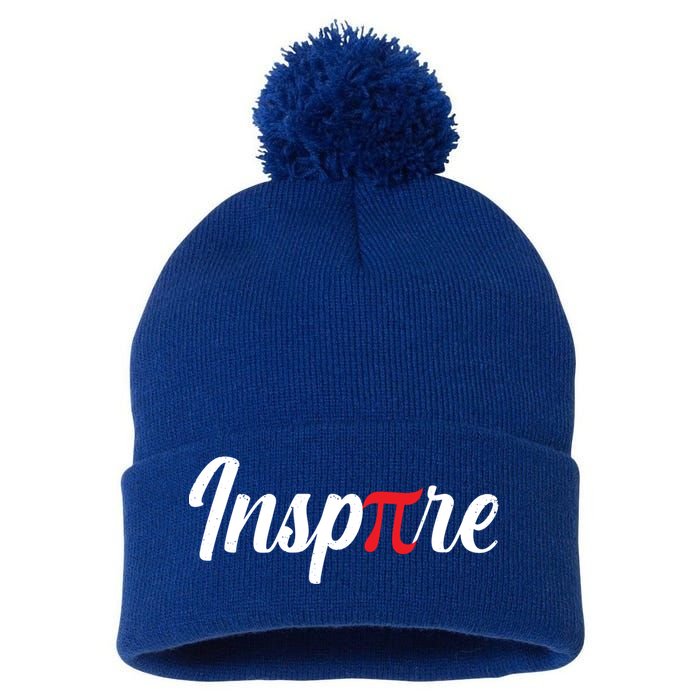Inspire Pi Math Teacher Funny Pi Day 3 14 National Pi Day Meaningful Gift Pom Pom 12in Knit Beanie