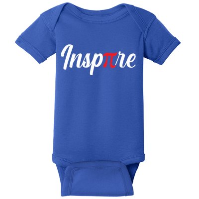 Inspire Pi Math Teacher Funny Pi Day 3 14 National Pi Day Meaningful Gift Baby Bodysuit
