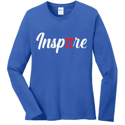Inspire Pi Math Teacher Funny Pi Day 3 14 National Pi Day Meaningful Gift Ladies Long Sleeve Shirt
