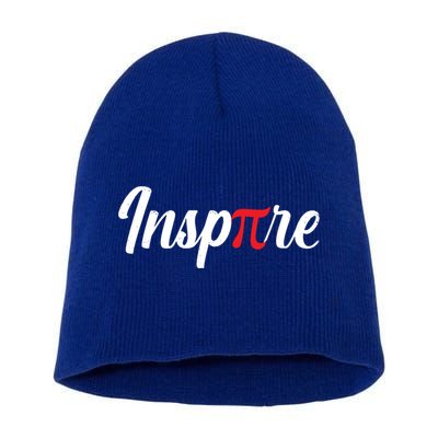 Inspire Pi Math Teacher Funny Pi Day 3 14 National Pi Day Meaningful Gift Short Acrylic Beanie