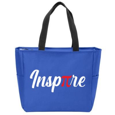 Inspire Pi Math Teacher Funny Pi Day 3 14 National Pi Day Meaningful Gift Zip Tote Bag