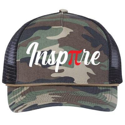 Inspire Pi Math Teacher Funny Pi Day 3 14 National Pi Day Meaningful Gift Retro Rope Trucker Hat Cap