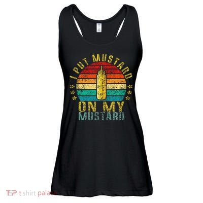 I Put Mustard On My Mustard Funny Retro Ladies Essential Flowy Tank