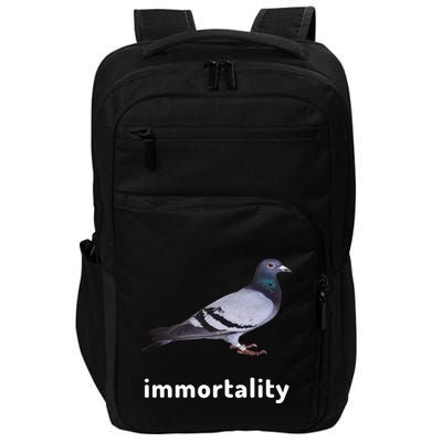 Immortality Pigeon Meme Oddly Weirdcore Impact Tech Backpack