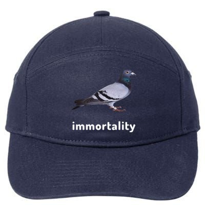 Immortality Pigeon Meme Oddly Weirdcore 7-Panel Snapback Hat