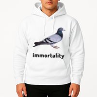 Immortality Pigeon Meme Oddly Weirdcore Hoodie