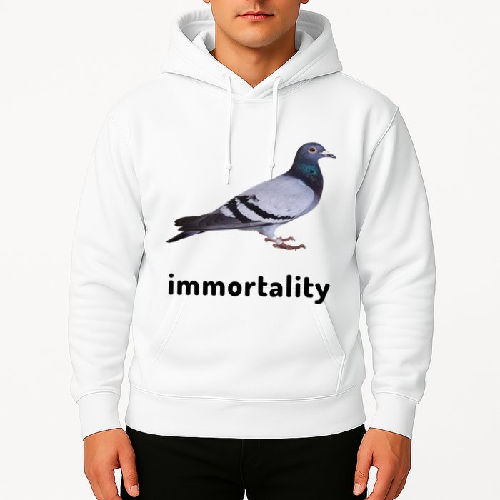 Immortality Pigeon Meme Oddly Weirdcore Hoodie