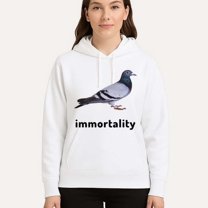Immortality Pigeon Meme Oddly Weirdcore Hoodie