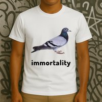 Immortality Pigeon Meme Oddly Weirdcore T-Shirt