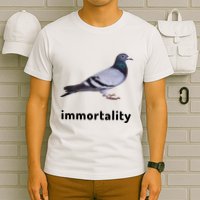 Immortality Pigeon Meme Oddly Weirdcore T-Shirt