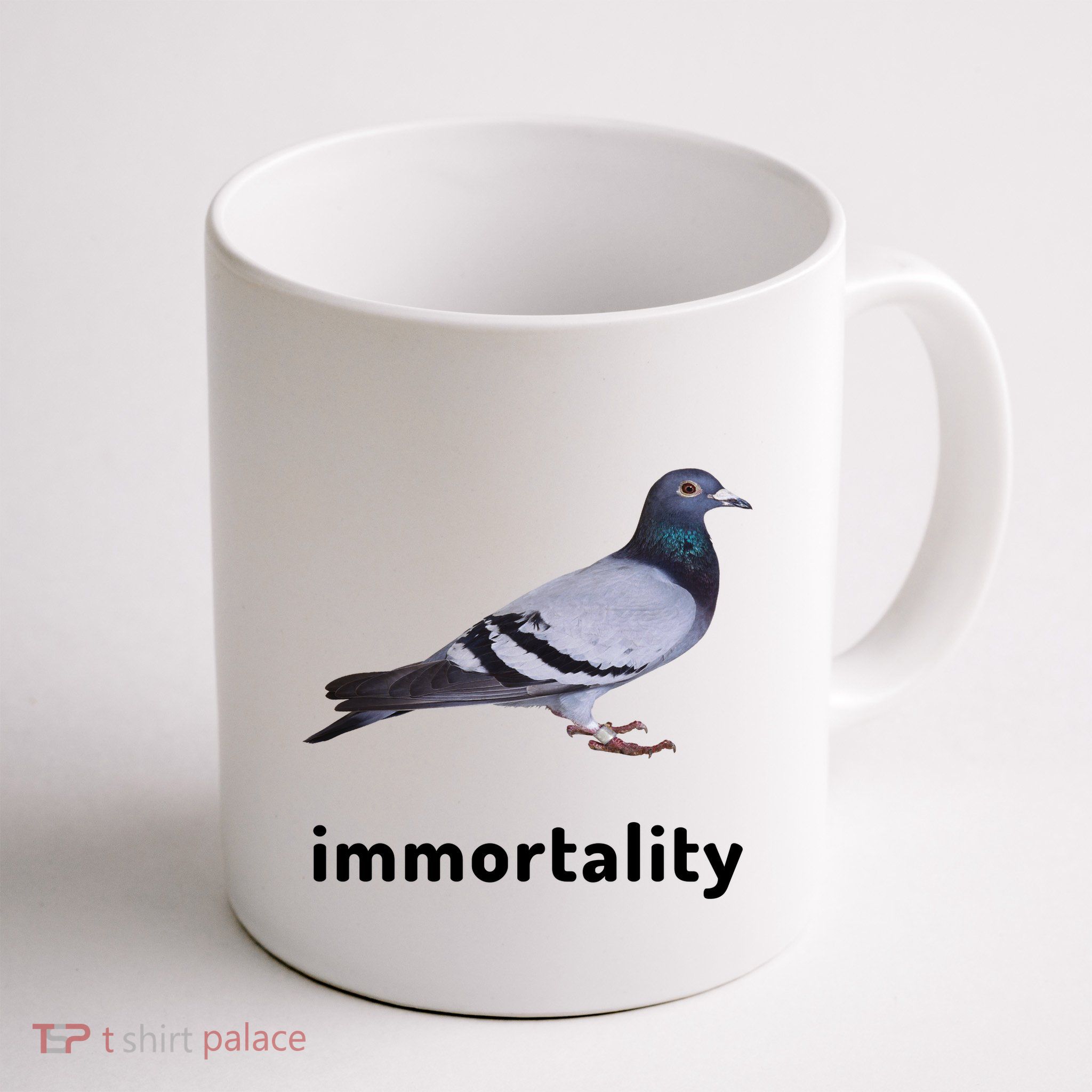 Immortality Pigeon Meme Oddly Weirdcore Mug