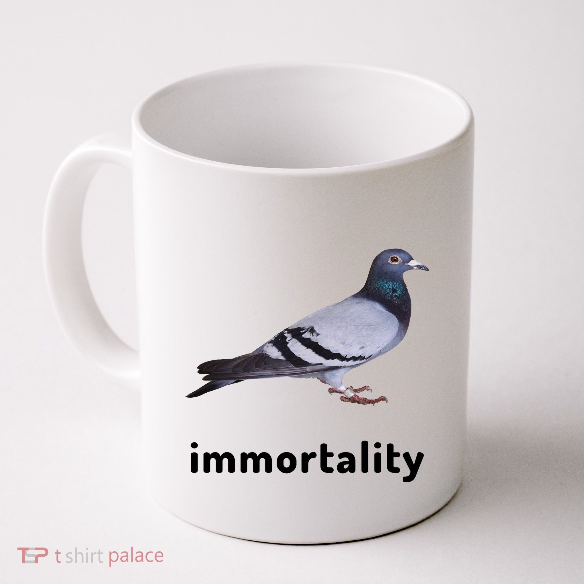 Immortality Pigeon Meme Oddly Weirdcore Mug