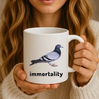 Immortality Pigeon Meme Oddly Weirdcore Mug