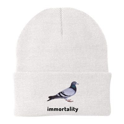 Immortality Pigeon Meme Oddly Weirdcore Beanie