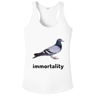 Immortality Pigeon Meme Oddly Weirdcore Ladies PosiCharge Competitor Racerback Tank