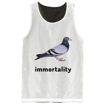 Immortality Pigeon Meme Oddly Weirdcore Mesh Reversible Basketball Jersey Tank