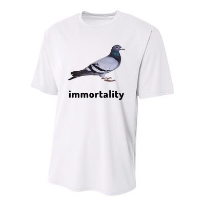 Immortality Pigeon Meme Oddly Weirdcore Youth Performance Sprint T-Shirt