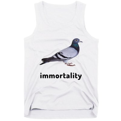 Immortality Pigeon Meme Oddly Weirdcore Tank Top