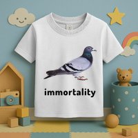 Immortality Pigeon Meme Oddly Weirdcore Toddler T-Shirt