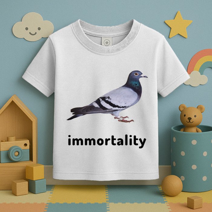 Immortality Pigeon Meme Oddly Weirdcore Toddler T-Shirt