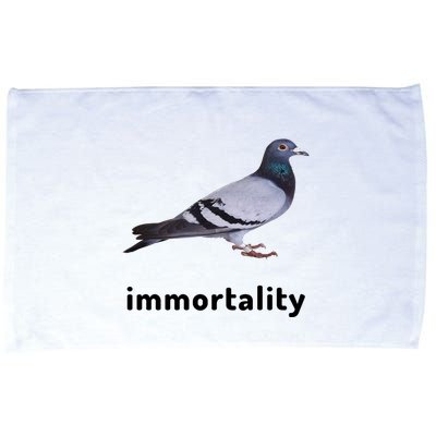 Immortality Pigeon Meme Oddly Weirdcore Microfiber Hand Towel